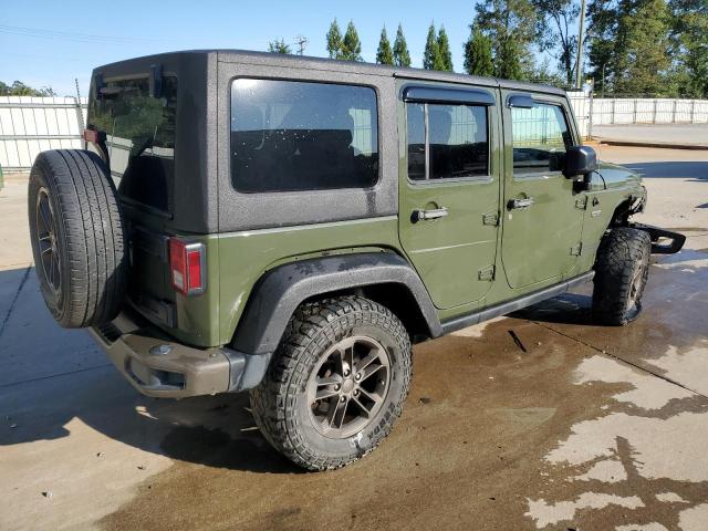 1C4BJWEG6GL228186 - 2016 JEEP WRANGLER U SAHARA GREEN photo 3