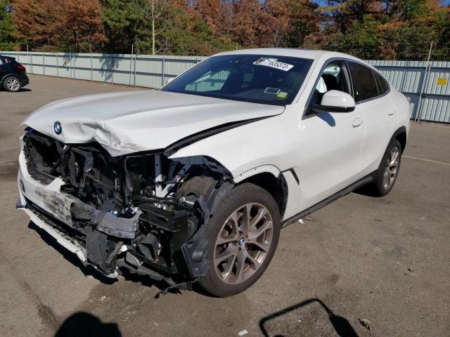 5UXCY6C05M9G07079 - 2021 BMW X6 XDRIVE40I WHITE photo 1