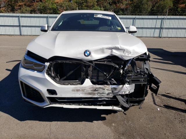 5UXCY6C05M9G07079 - 2021 BMW X6 XDRIVE40I WHITE photo 5