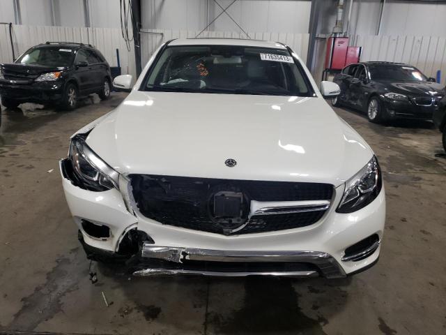 WDC0J4KB1KF657144 - 2019 MERCEDES-BENZ GLC COUPE 300 4MATIC WHITE photo 5