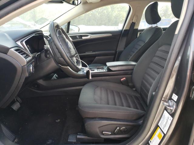 3FA6P0H73KR123243 - 2019 FORD FUSION SE GRAY photo 7