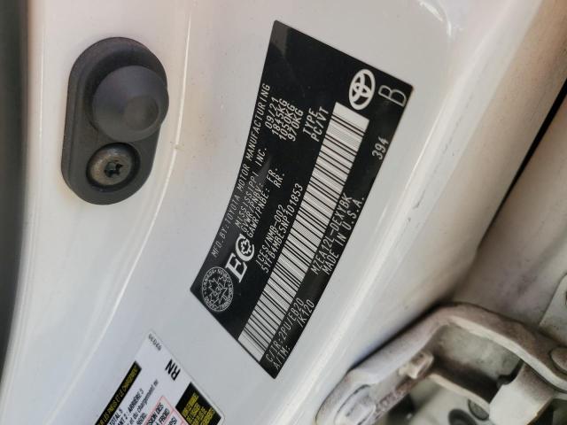 5YFB4MBE5NP101853 - 2022 TOYOTA COROLLA SE WHITE photo 13