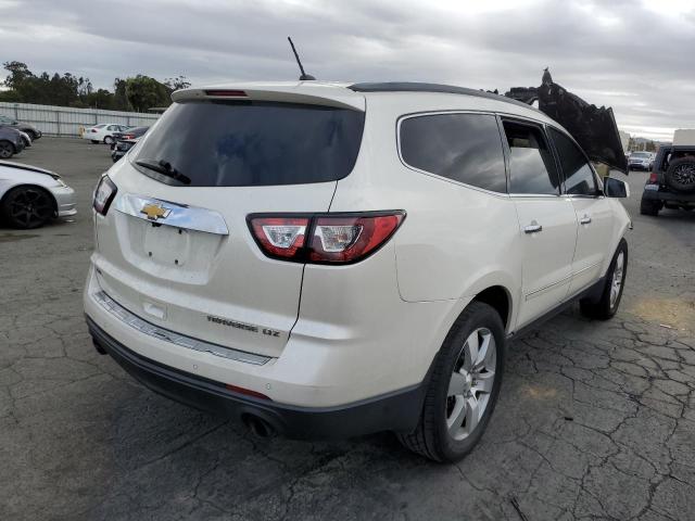 1GNKVJKD3FJ335506 - 2015 CHEVROLET TRAVERSE LTZ WHITE photo 3