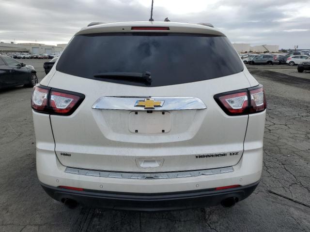 1GNKVJKD3FJ335506 - 2015 CHEVROLET TRAVERSE LTZ WHITE photo 6