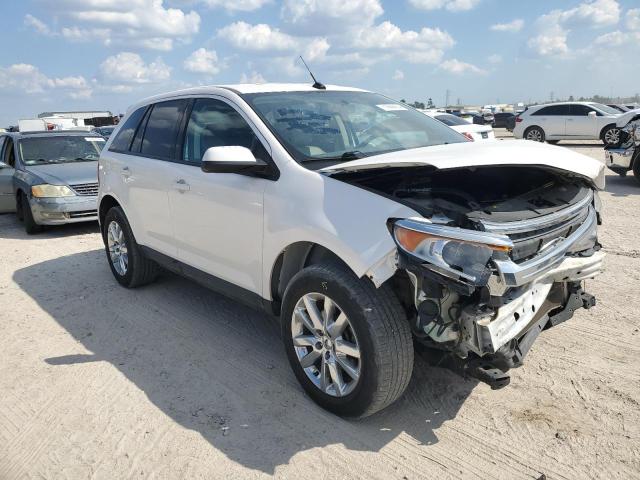 2FMDK3JC0DBA97660 - 2013 FORD EDGE SEL WHITE photo 4