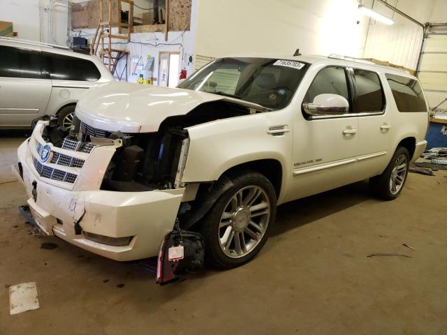 1GYS4JEFXER218475 - 2014 CADILLAC ESCALADE ESV PREMIUM WHITE photo 1