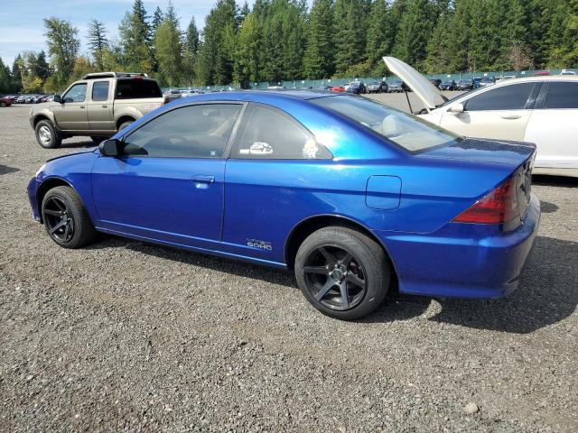 1HGEM22554L025139 - 2004 HONDA CIVIC LX Mavi foto 2