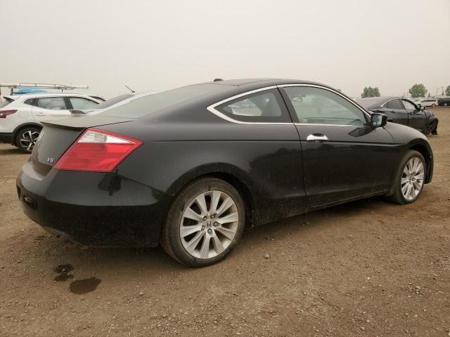 1HGCS22898A801359 - 2008 HONDA ACCORD EXL BLACK photo 3