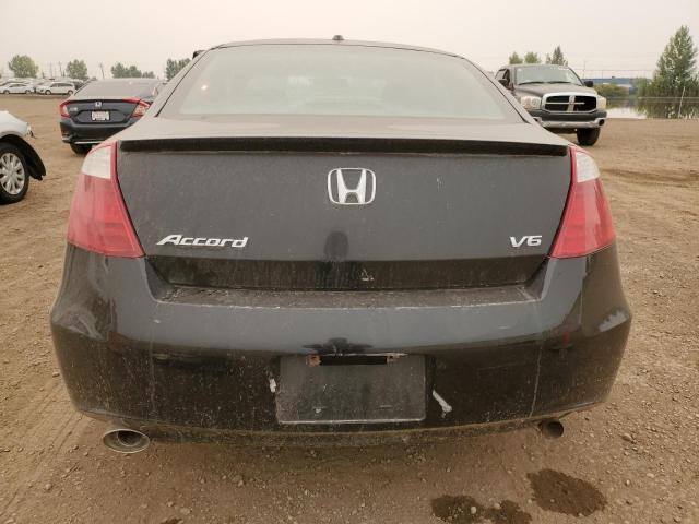 1HGCS22898A801359 - 2008 HONDA ACCORD EXL BLACK photo 6