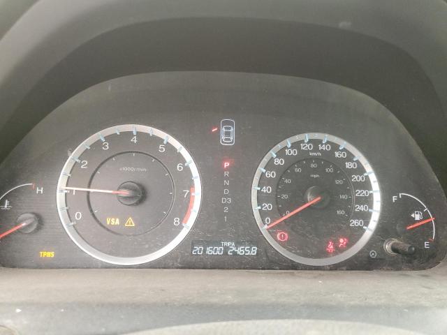 1HGCS22898A801359 - 2008 HONDA ACCORD EXL BLACK photo 9