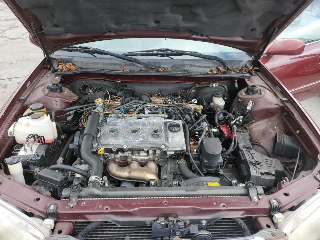 4T1BF28K2YU957125 - 2000 TOYOTA CAMRY LE მუქწითელი ფოტო 11
