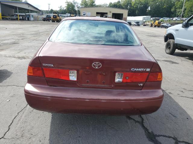 4T1BF28K2YU957125 - 2000 TOYOTA CAMRY LE მუქწითელი ფოტო 6