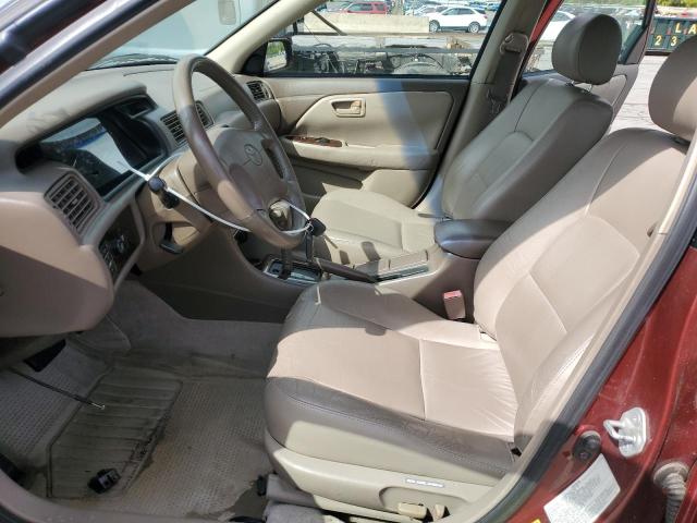 4T1BF28K2YU957125 - 2000 TOYOTA CAMRY LE მუქწითელი ფოტო 7