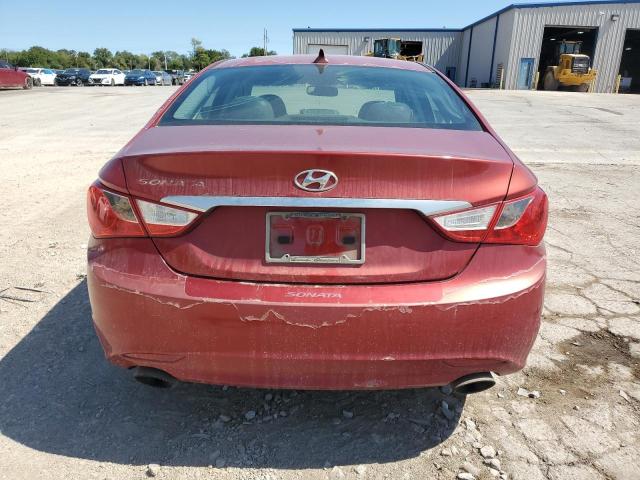 5NPEC4AC1BH177885 - 2011 HYUNDAI SONATA SE RED photo 6