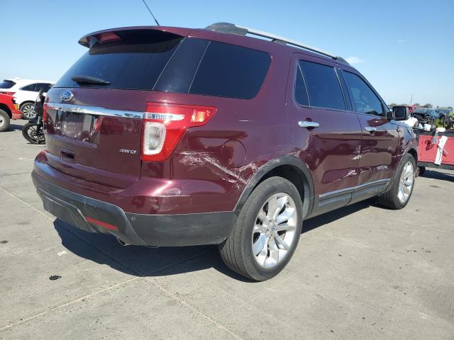 1FMHK8F82BGA25996 - 2011 FORD EXPLORER LIMITED Фиолетовый фото 3