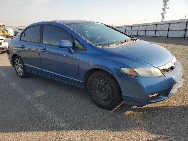 2HGFA16559H331747 - 2009 HONDA CIVIC LX BLUE photo 4