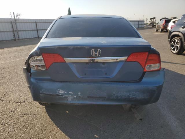 2HGFA16559H331747 - 2009 HONDA CIVIC LX BLUE photo 6