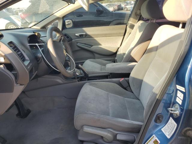 2HGFA16559H331747 - 2009 HONDA CIVIC LX BLUE photo 7