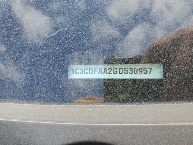 1C3CDFAA2GD530957 - 2016 DODGE DART SE WHITE photo 13