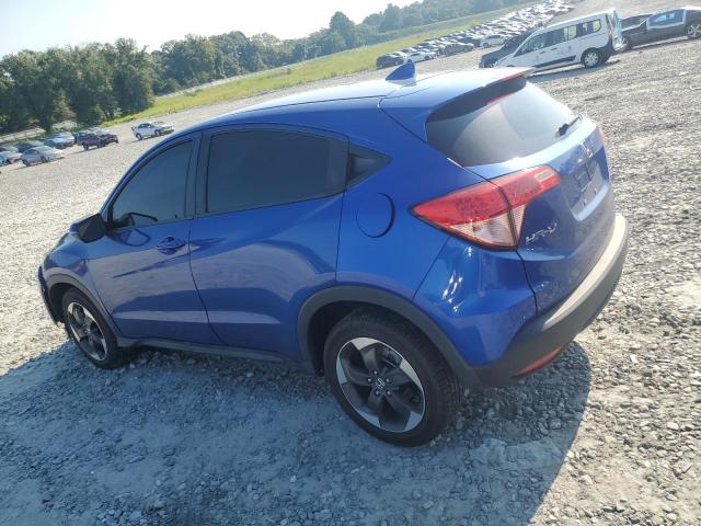 3CZRU6H55JM721048 - 2018 HONDA HR-V EX BLUE photo 2