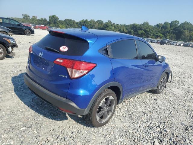3CZRU6H55JM721048 - 2018 HONDA HR-V EX BLUE photo 3