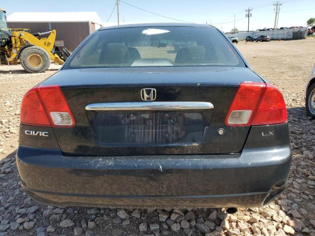 JHMES16543S003516 - 2003 HONDA CIVIC LX BLACK photo 6