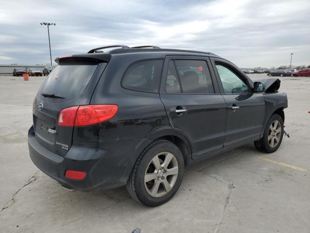 5NMSH13E79H266174 - 2009 HYUNDAI SANTA FE SE BLACK photo 3