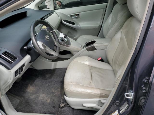 JTDKN3DU7D5582986 - 2013 TOYOTA PRIUS ნაცრისფერი ფოტო 7