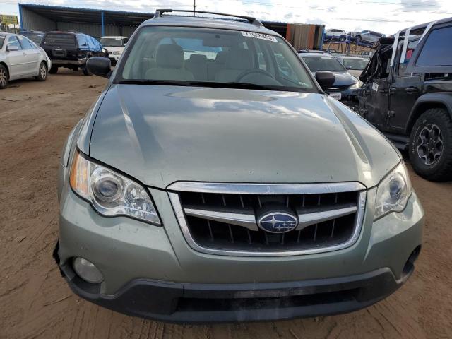 4S4BP61C697328927 - 2009 SUBARU OUTBACK 2.5I GREEN photo 5