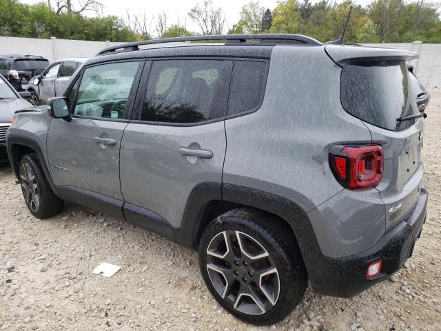 ZACNJDD1XMPN34827 - 2021 JEEP RENEGADE LIMITED GRAY photo 2