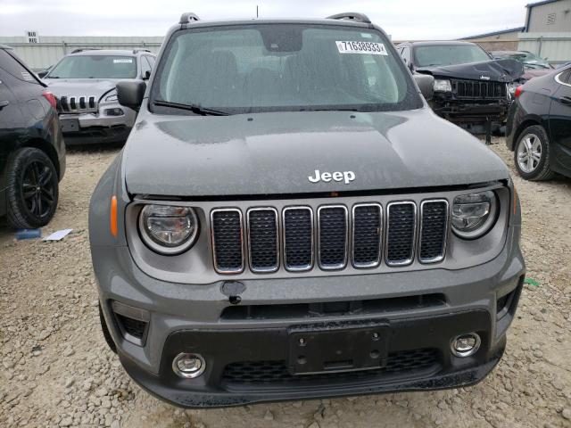 ZACNJDD1XMPN34827 - 2021 JEEP RENEGADE LIMITED GRAY photo 5