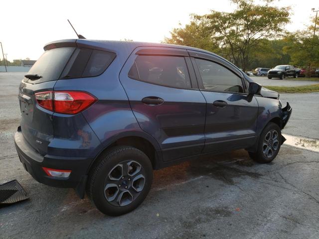 MAJ6S3FL5NC475940 - 2022 FORD ECOSPORT S BLUE photo 3
