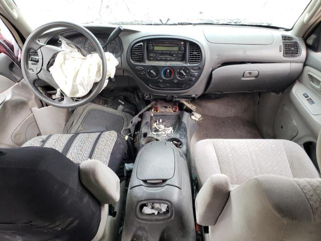 5TBDT44156S535469 - 2006 TOYOTA TUNDRA DOUBLE CAB SR5 BURGUNDY photo 8