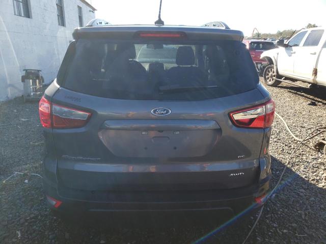 MAJ6S3GL2MC403817 - 2021 FORD ECOSPORT SE GRAY photo 6