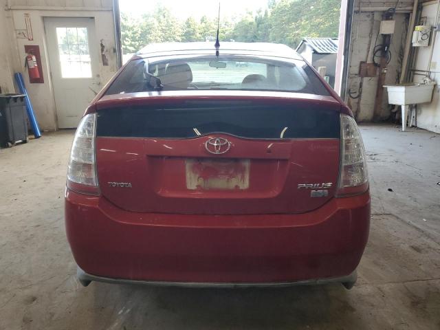JTDKB20U777643643 - 2007 TOYOTA PRIUS RED photo 6