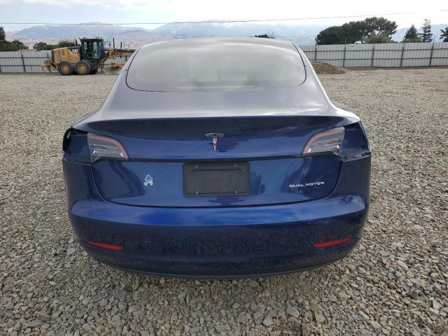 5YJ3E1EB2NF363553 - 2022 TESLA MODEL 3 Azul foto 6