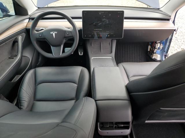 5YJ3E1EB2NF363553 - 2022 TESLA MODEL 3 Azul foto 8