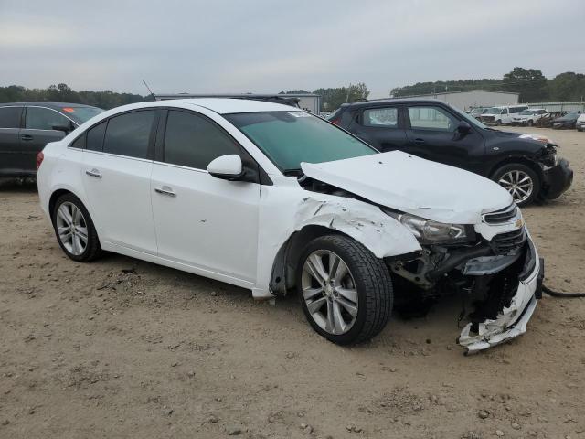 1G1PG5SB0F7219443 - 2015 CHEVROLET CRUZE LTZ WHITE photo 4