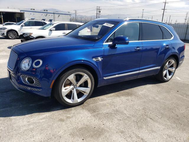 SJAAC2ZV6HC014258 - 2017 BENTLEY BENTAYGA BLUE photo 1