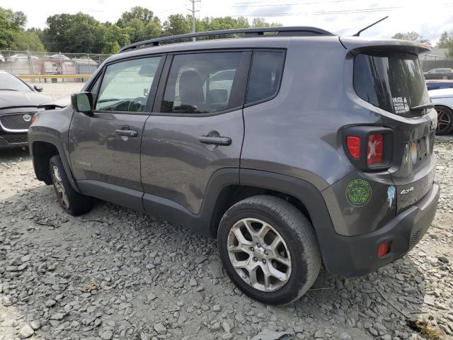 ZACCJBBB5HPE89117 - 2017 JEEP RENEGADE LATITUDE GRAY photo 2