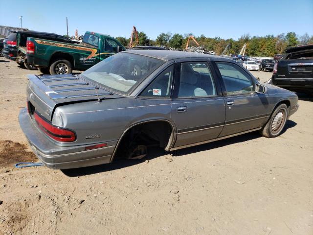 2G4WB54L7P1407216 - 1993 BUICK REGAL CUSTOM GRAY photo 3