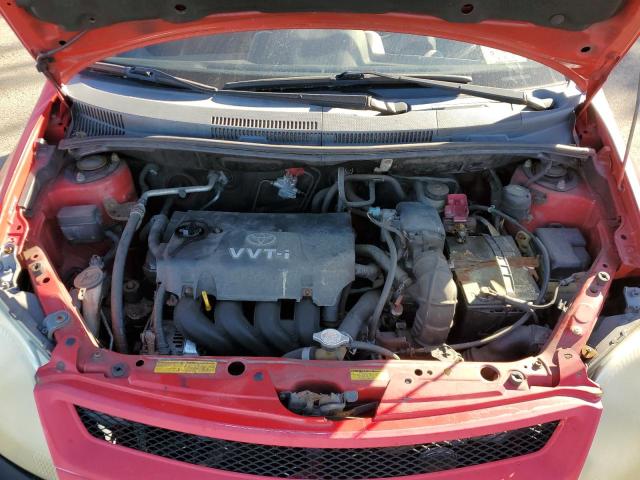 JTKKT624X50094715 - 2005 TOYOTA SCION XA RED photo 11