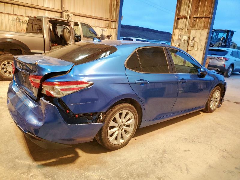 4T1B11HK1KU187869 - 2019 TOYOTA CAMRY L 蓝色 照片 3