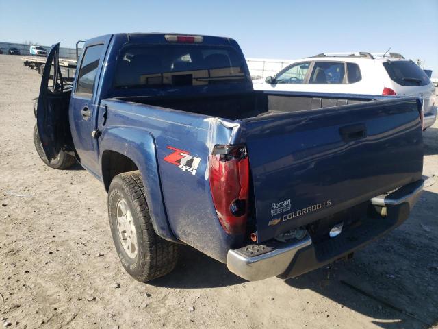 1GCDT136158154806 - 2005 CHEVROLET COLORADO BLUE photo 2