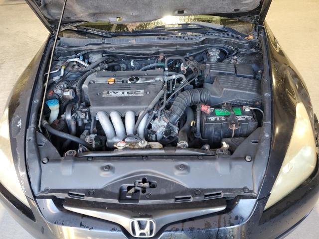 1HGCM726X3A014015 - 2003 HONDA ACCORD EX أسود صورة 11