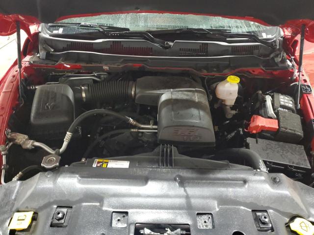 1C6RR7LG8NS209200 - 2022 RAM 1500 CLASS SLT წითელი ფოტო 11