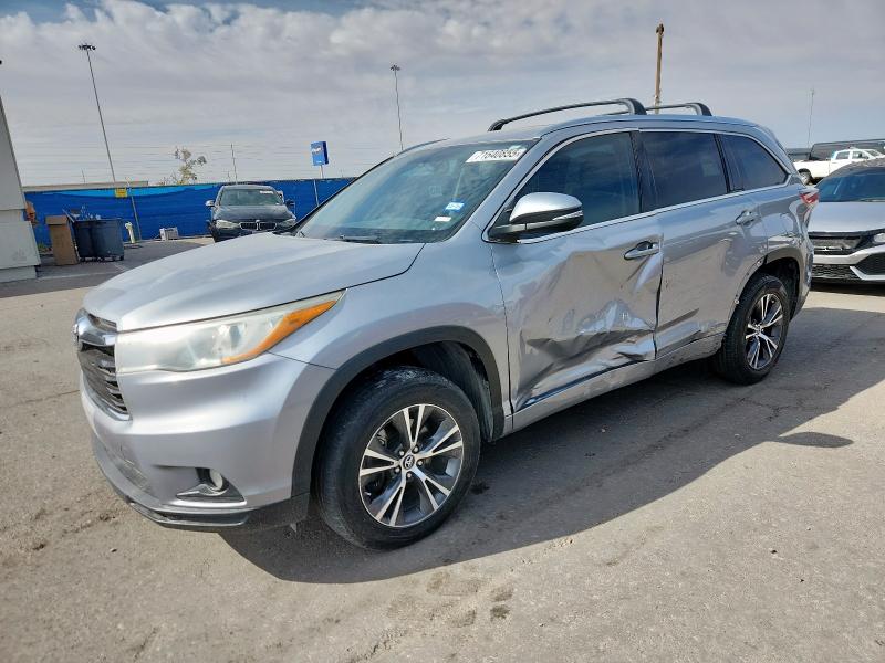 2016 TOYOTA HIGHLANDER XLE, 