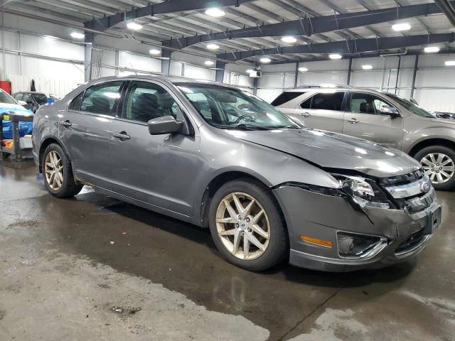 3FAHP0CG1AR334665 - 2010 FORD FUSION SEL GRAY photo 4