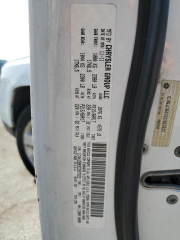 1C4NJDBB3CD557622 - 2012 JEEP COMPASS SPORT WHITE photo 13