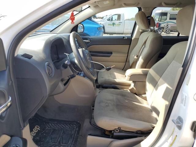 1C4NJDBB3CD557622 - 2012 JEEP COMPASS SPORT WHITE photo 7